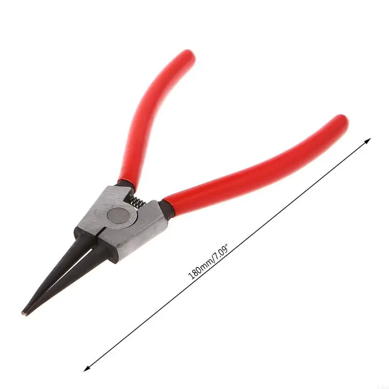U4LA 7 Inch Circlip Plier Internal External Straight Curved Ring Handle