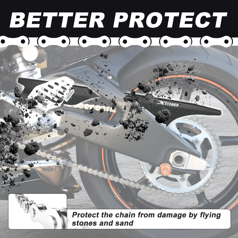 Fit For Yamaha FZ1 FZ8 YZF-R6 2003 2004 2005 YZF-R6S 2006 2007 2008 2009 Front Sprocket Cover Motorcycle Chain Protector Guard