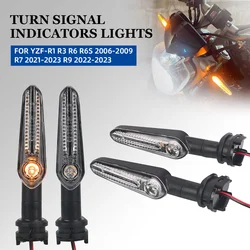 Motorcycle Accessorie FOR YAMAHA YZF-R1 R3 R6 R6S 2006-2009 R7 2021-2023 R9 2022-2023 R25 YZF R15 V1/V2/V3/V4 Turn Signal Lights