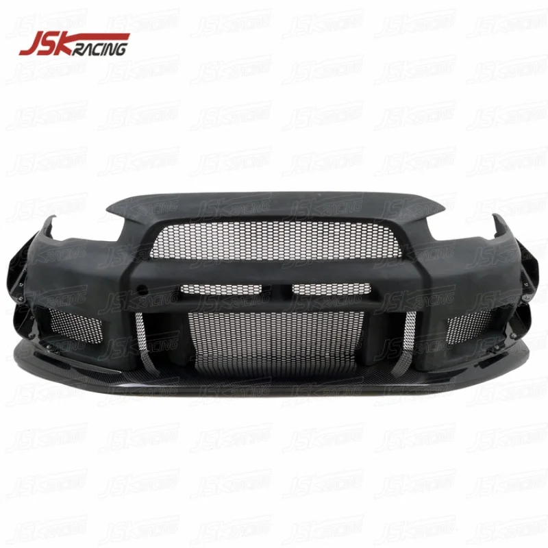 

VRS STYLE HALF CARBON FIBER FRONT BUMPER For 2008-2015 MITSUBISHI EVOLUTION EVO 10