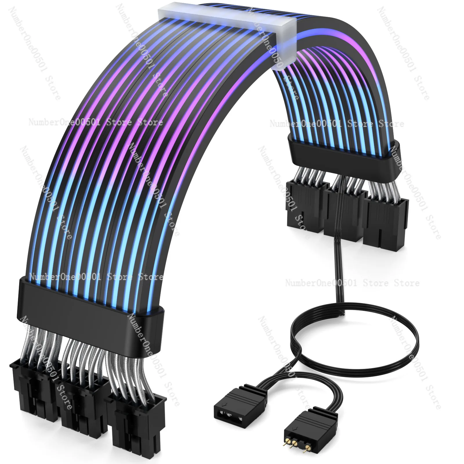 

ARGB Chassis Neon Strip Desktop Computer Decoration Light Bar For Motherboard Graphics Card PC Case Mod Accessory