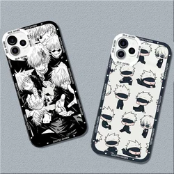 Funda de teléfono con dibujos animados de Jujutsu Kaisen Itadori para iPhone 15, 14, 13, 12, 11 Pro, X, XS, Max, XR, 7, 8, 14, 15 Plus, SE2