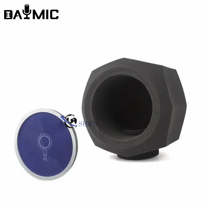 Professional Studio Mic foam WindScreen shield  blimp Soundproof Room Noise cancelling Recording Microphone sponge Cover