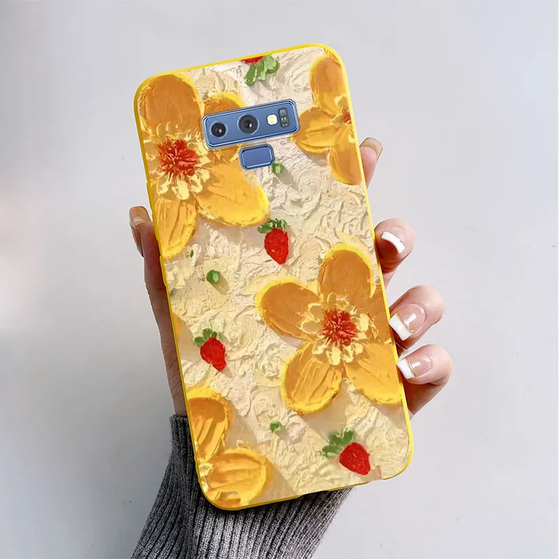 For Samsung Galaxy Note 9 Note 8 Phone Case Cute Butterfly Astronaut Pattern Soft Silicone Cover Funda For Samsung Note 8 9 Capa