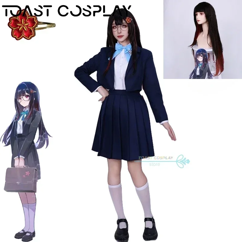 Sparkle Cosplay Game Honkai Star Rail Sparkle Jk Cosplay Costume Bow Wig Anime Role Play School Uniform Carnival Party Jk Dress