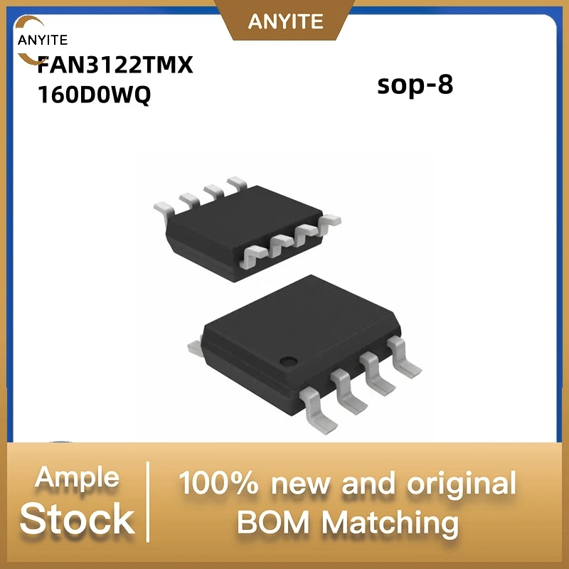 

10 шт./лот НОВЫЕ FAN3122 FAN3122TMX FAN3122T 160DOWT 160DOWQ 160D0WQ 35160 M35160 35160WT SOP8