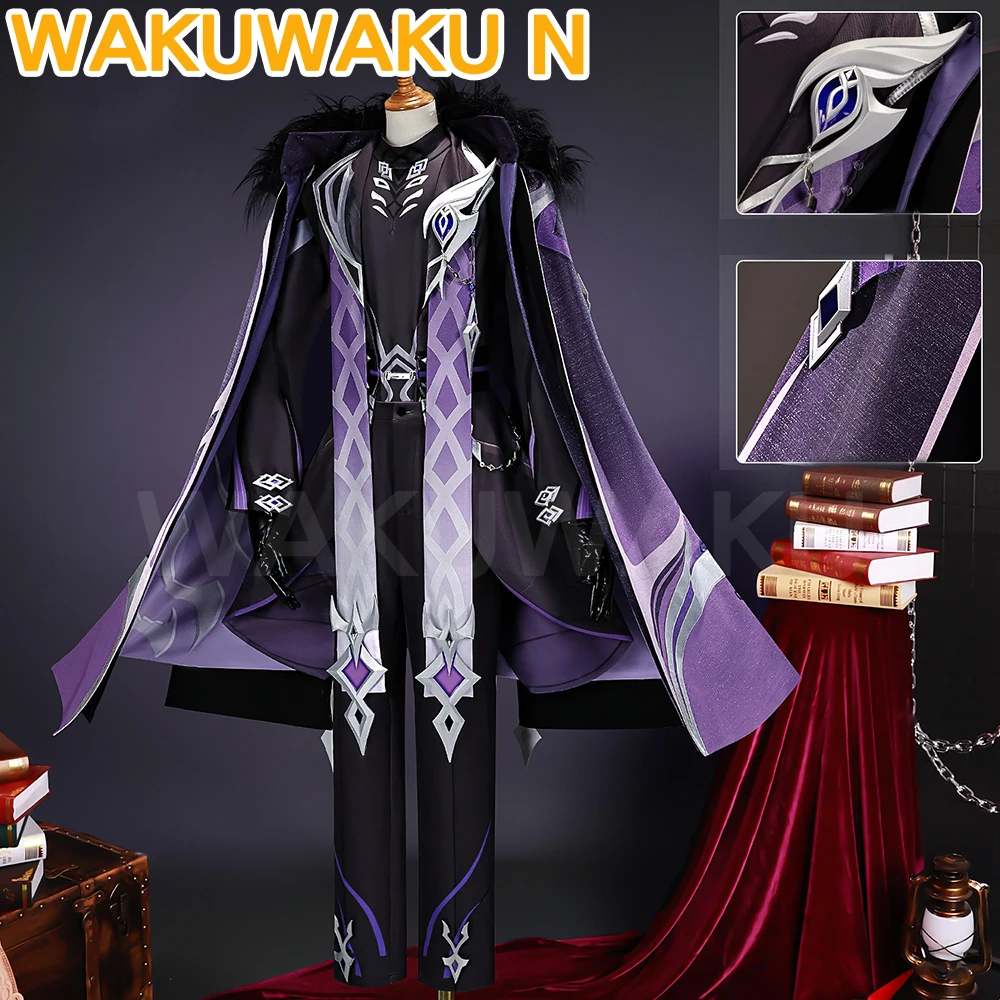 Synthetic Wigs - Kostium Pantalone Cosplay Gra Genshin Impact【S-3XL】WakuWaku-N
