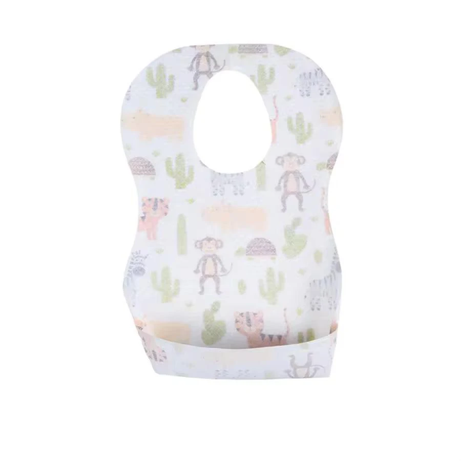 Disposable Bib Baby Saliva Napkin Kids Dining Clothes Protector No-wash Waterproof Anti-dirty Bib Eating Portable Disposable Bib