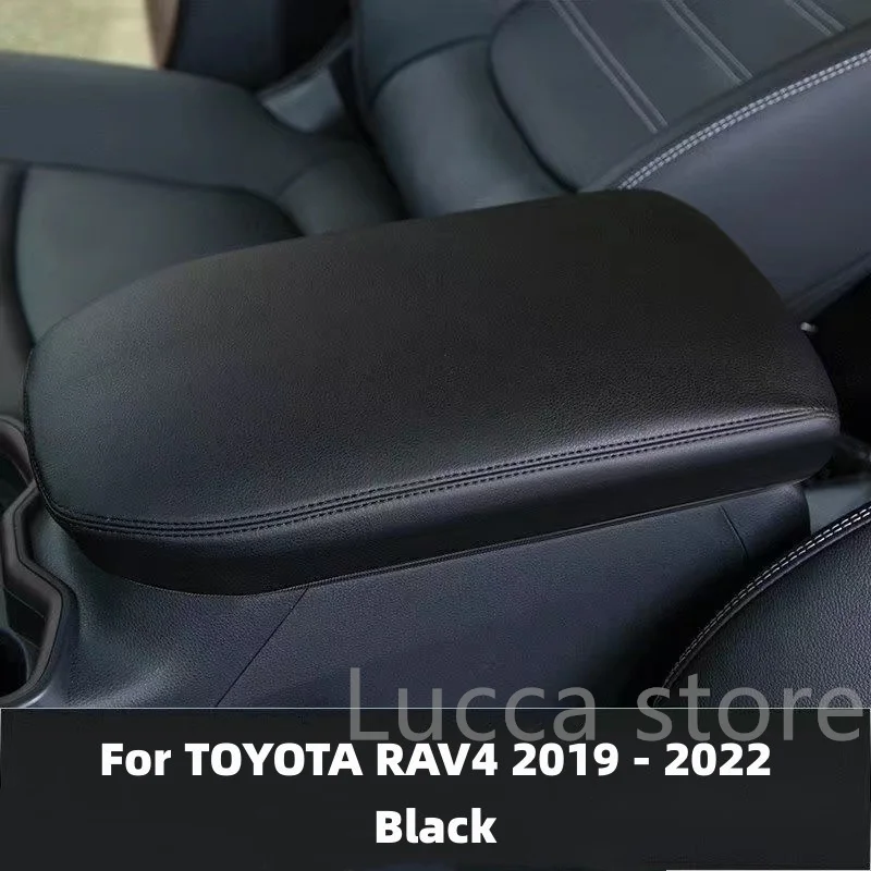 For TOYOTA RAV4 RAV 4 XA50 2019 - 2023 Leather Central Armrest Box Protection Sleeve Armrest box modification Accessories