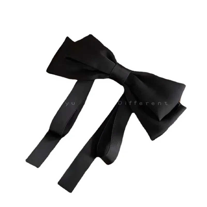 Koreańska moda Elegancka kokardka Wiosenne spinki do włosów Księżniczka Wstążka Nakrycia głowy Dziewczyny Kobiety Akcesoria do włosów Wysokiej jakości spinki do włosów — zdjęcie 6