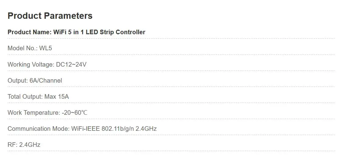 Miboxer WiFi+2.4G LED Controller Single Color Dual White RGB RGBW RGB+CCT SW2 SW5 WL5 Tuya Music APP Voice Control