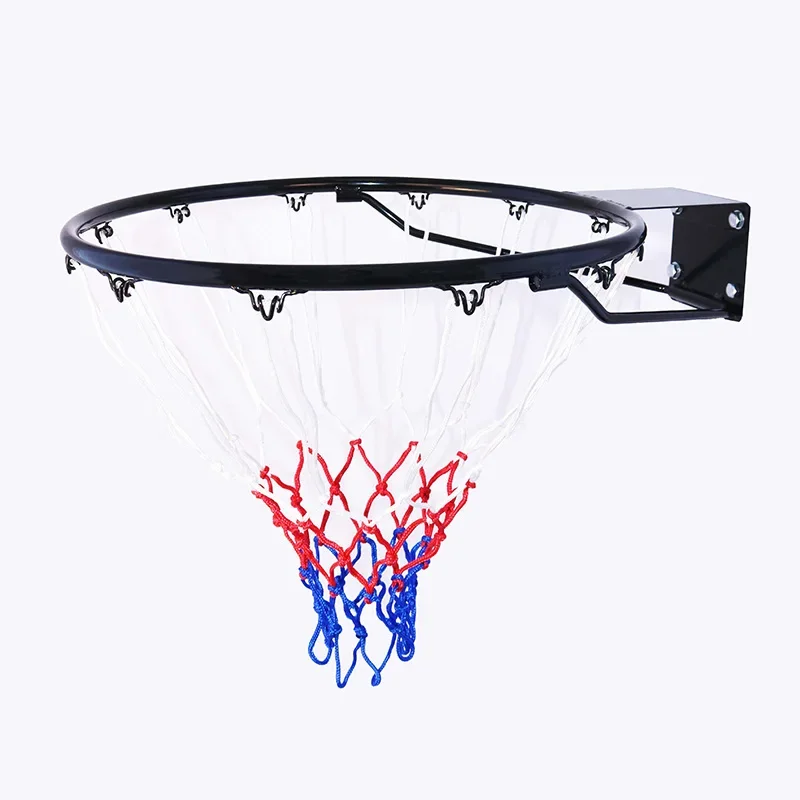Cheap Price Factory Wholesale Wall Mounted Basketball Rim Steel Tube Basketball Ring with Net for Kids Adults