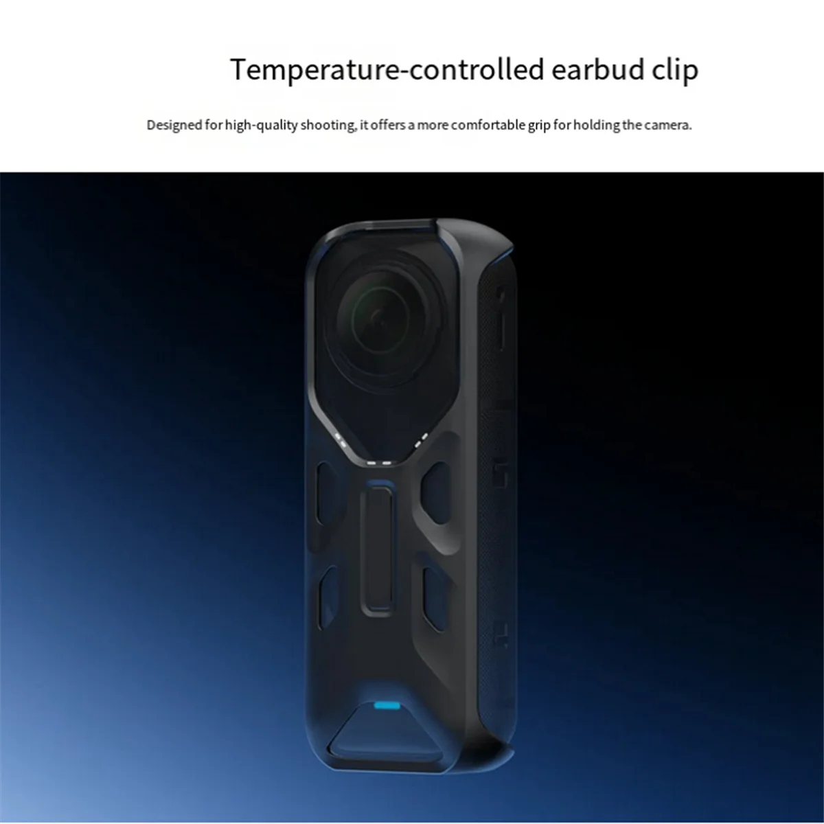 ABAN Temperature Control Back Clip for X5 Action Camera Efficient Heat Reduction Enhanced Performance