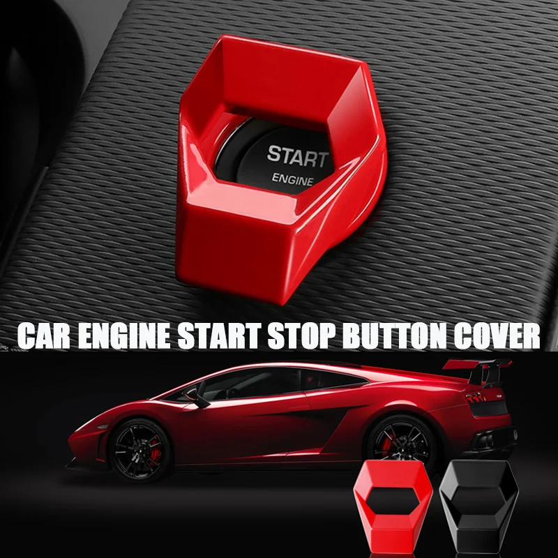 Car One-Click Engine Start Stop Button Cover Stickers Decoration For Honda Accord Passat VW Camry BMW X1 X5 Audi Accessories