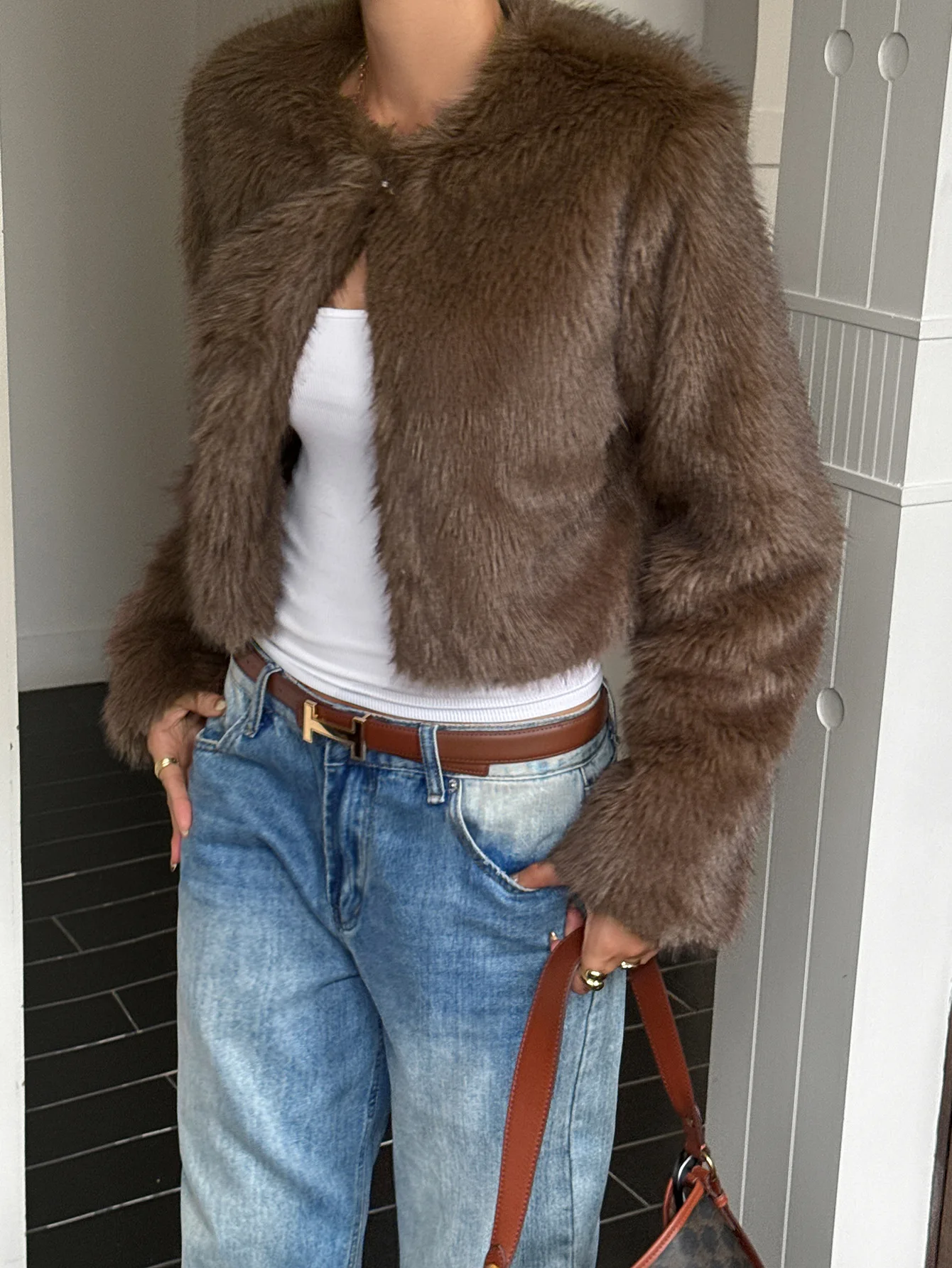 2025 여성 재킷 여성 의류 가을 겨울 재킷 캐주얼 단색 니트 코트 여성용 아우터웨어