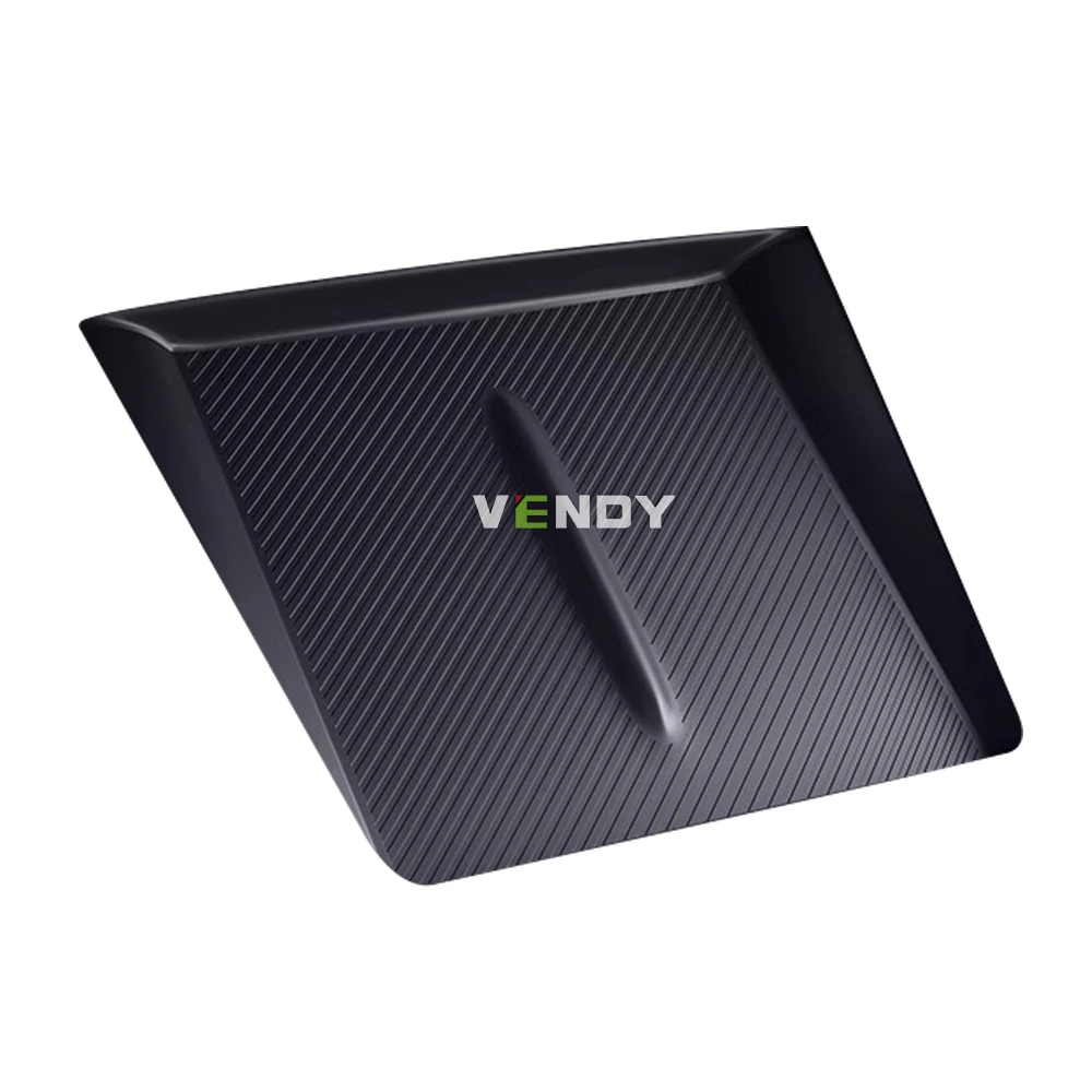Center Control Storage Box For Tesla Model 3 2023 2024 Armrest Box Bottom Mat Highland Wireless Charging Silicone Pad