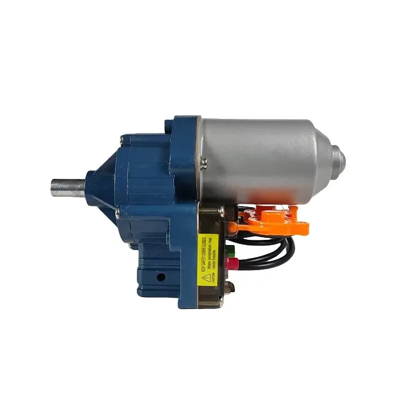 มอเตอร์ม้วนฟิล์มไฟฟ้าสำหรับโรงเรือนแบบม้วนเก็บได้ ใช้ไฟ DC24V