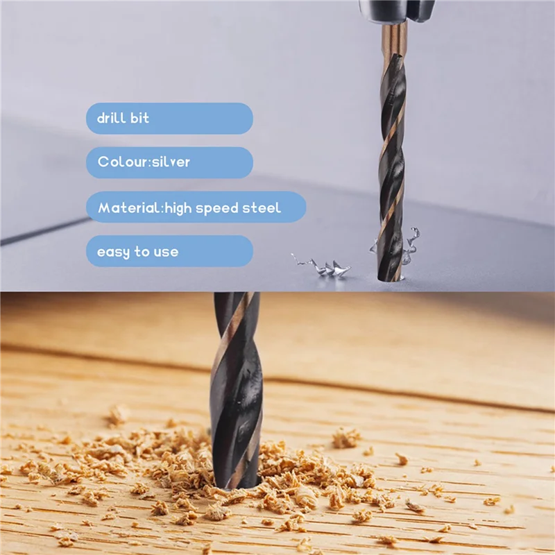 

A96I-шестигранный хвостовик, кобальтовые метрические биты, набор из 13 шт., быстросменные ударные отвертки из быстрорежущей стали, шестигранные биты для металла