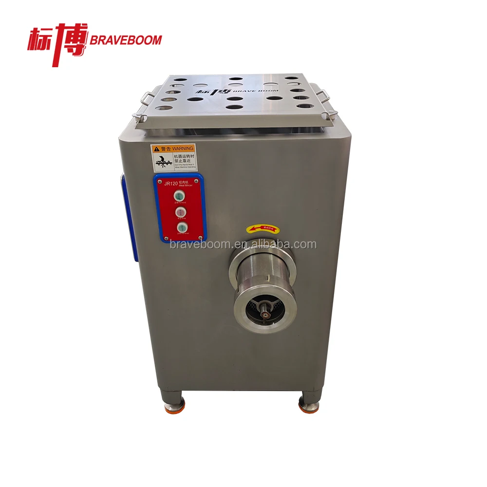 

Heavy Duty Industrial Frozen Beef Pork Meat Block Grinder Mincer Grinding Machine