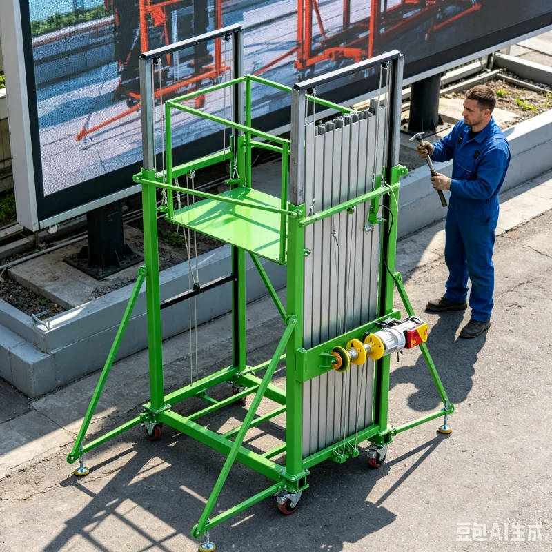

Secure Electric Scaffolding Manufacturer Remote Control Lifting Platform Motorized Construction Scaffold Factory Top Sale
