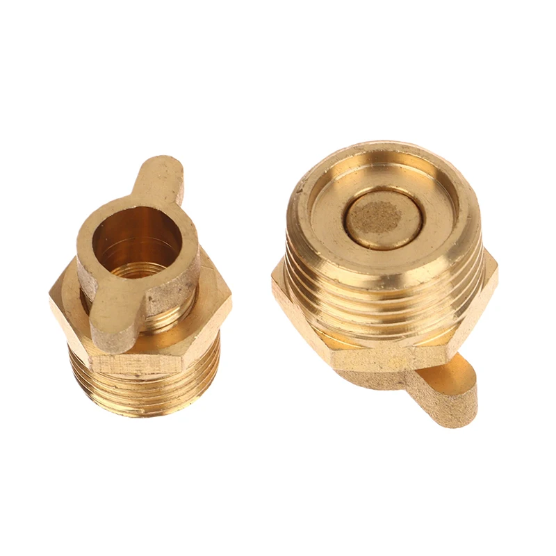 1PC 1/4 3/8 1/2 Brass Drain Valve Air Compressor Drain Valve For Air Compressor Tank Replacement Part