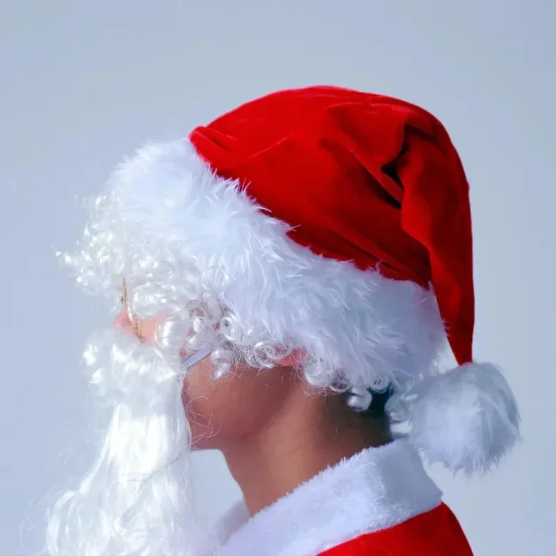 

2025 12 Santa Claus Costume for Adults Men Women Christmas Carnival Cosplay Red Plus Size Suit adult Fancy Costumes Party full s