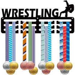 Acrylic Wrestling Wall Hanging Medal Display Stand Competition Medal Display Hook Sports Medal Wall Hanging Stand Sport Souvenir