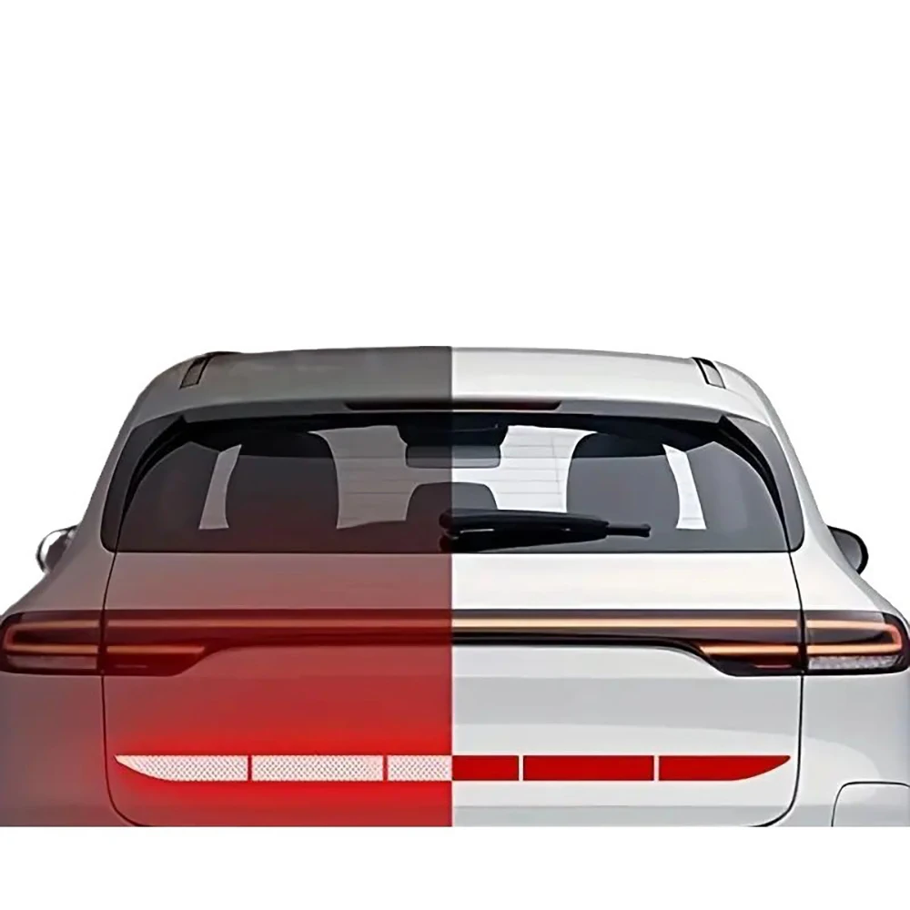 Car Reflective Sticker Automobile Trunk Warning Safety Tape 90cm Anti Collision Night Warning Reflective Sticker Auto Accessorie image 5