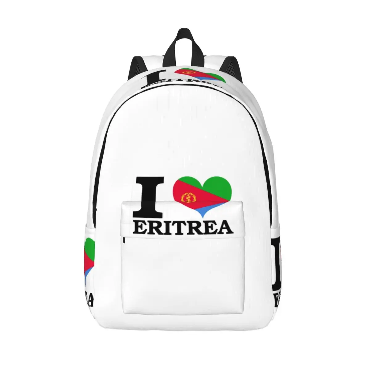 

Flag Of Eritrea Student Backpack School Bag Hiking Travel Daypack for Men Women Bookbag Shoulder Bags
