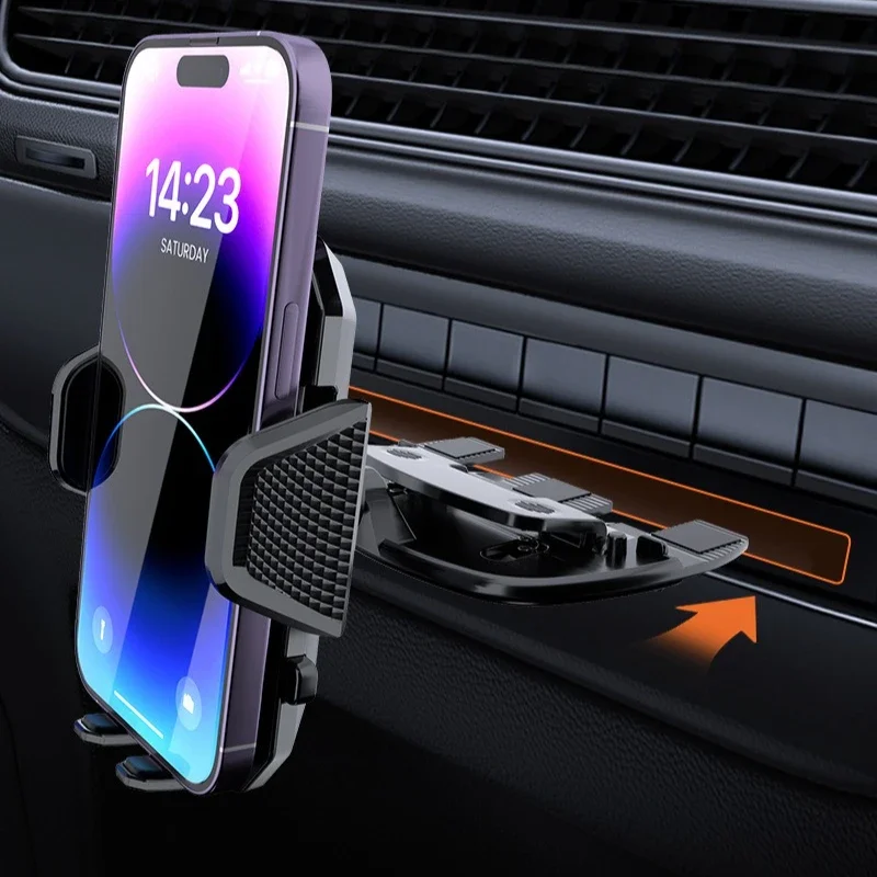 Car Holder CD Slot Bracket Universal Adjustable Support 360° Rotation Mobile Phone Stand for IPhone Xiaomi Samsung GPS