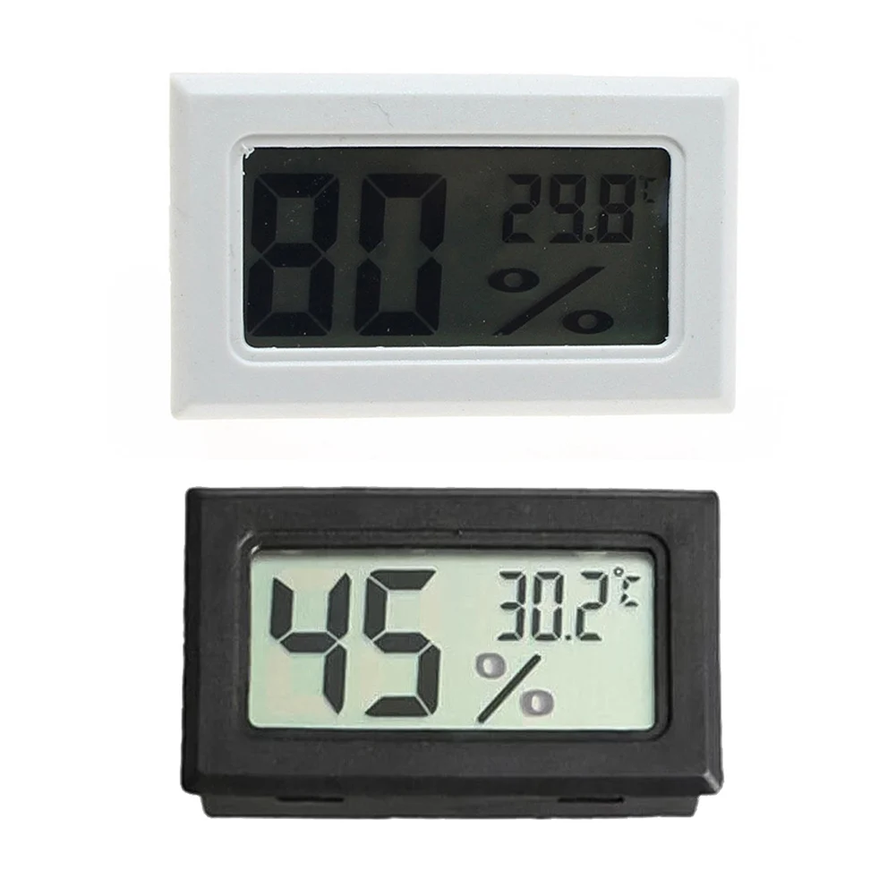 Fast Response Hygrometer Humidity Meter Tester High Accuracy Digital LCD Display Portable Size Suitable for Reptile Tanks
