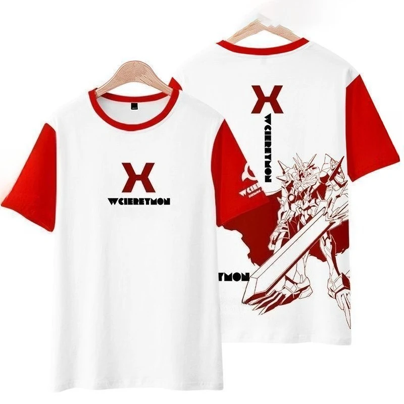 

Bandai 2026 Japanese Digital Anime Summer Short Sleeved Clothing Outdoor Breathable Quick Drying Casual Family Matching