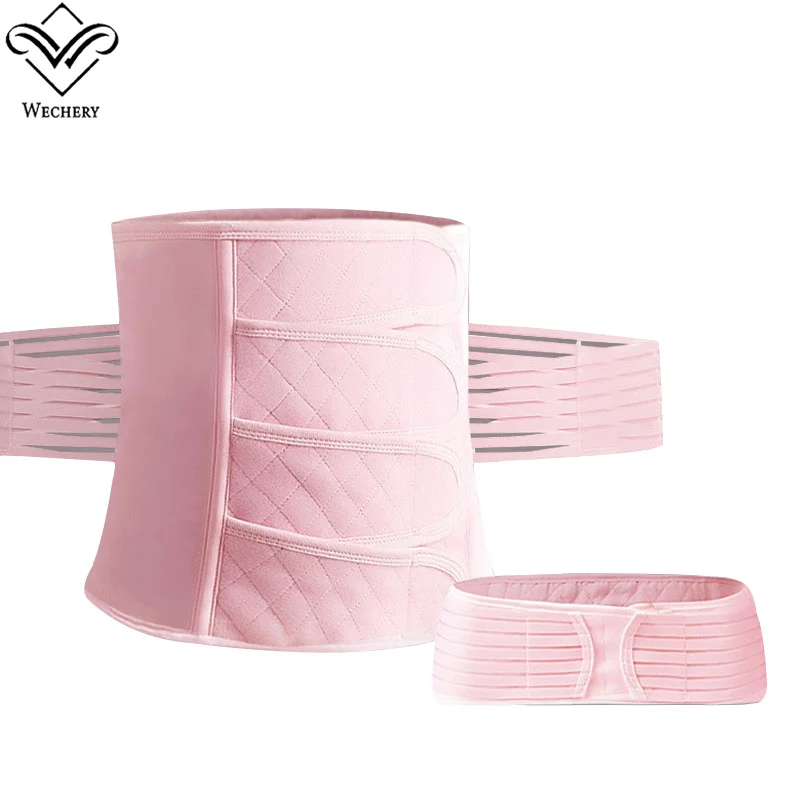 Girdle To Reduce Abdomen And Waist Trainer Body Shaper Tummy Control Shapewear Women Postpartum Sheath After Childbirth Belt Set