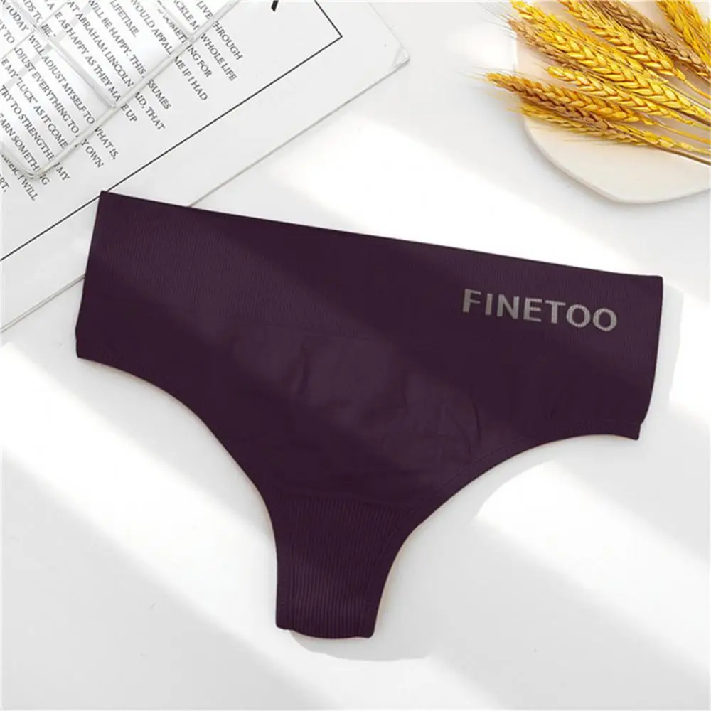 High Rise Panty For Ladies Panties Mid Waist Sports Breathable Stretch Brief Seamless High Elastic Sport Underwear Underpants