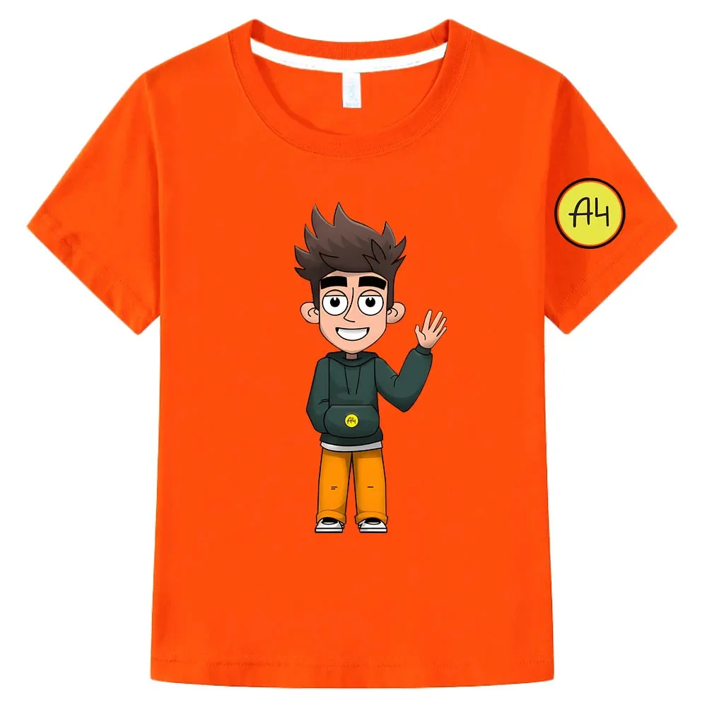 

t shirt for kids boy 10 years VladA4 100% Cotton T-shirts Cute Anime Manga Tshirt Мерч А4 Boys/girls T Shirt y2k one piece