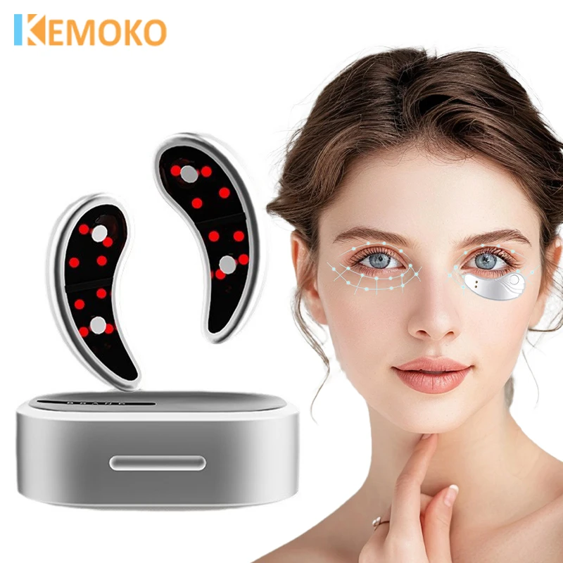 LED Eye Massager EMS Pulse Micro-current Eye Care Device To Relieve Fatigue, To Reduce Dark Circles Eye Lines Swelling