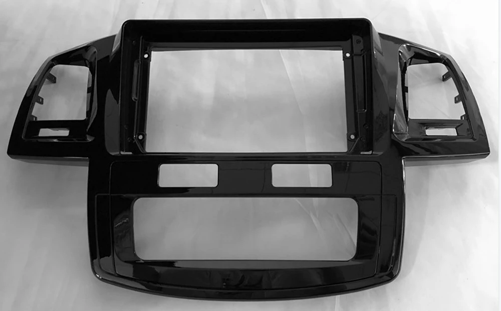 Byncg 2 Din 9 Inch Auto Radio Abs Pc Plastic Fascia Vliegtuig Frame Voor Toyota Fortuner Hilux 2008-2014 dash Kit 2 Din Auto Dvd Frame