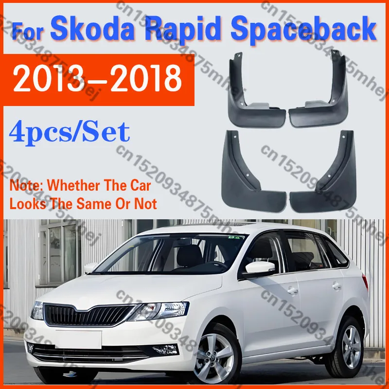 Car Mud Flap Flaps For Skoda Rapid Spaceback Hatchback 2013 - 2018 Mudflaps Splash Guard Mudguards Accessories 2015 2016 2017