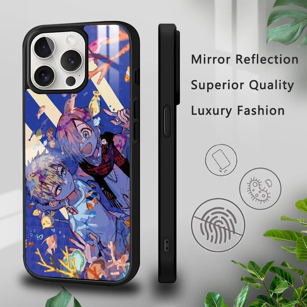 

T-Toilet-bound H-Hanako-kun Phone Case For iPhone 16 15 14 13 12 11 Pro Xs Max Mini Plus Celulares Hard Funda