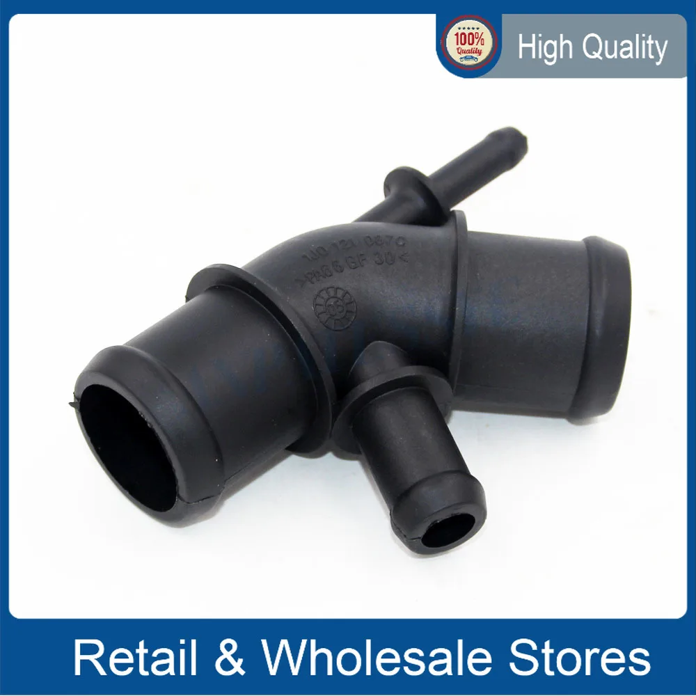 1J0 121 087 C New Cooling Radiator 3Way Water Hose Connector For A3 S3 TT Seat Ibiza Leon Golf Jetta MK4 1J0 121 087C 1J0121087C