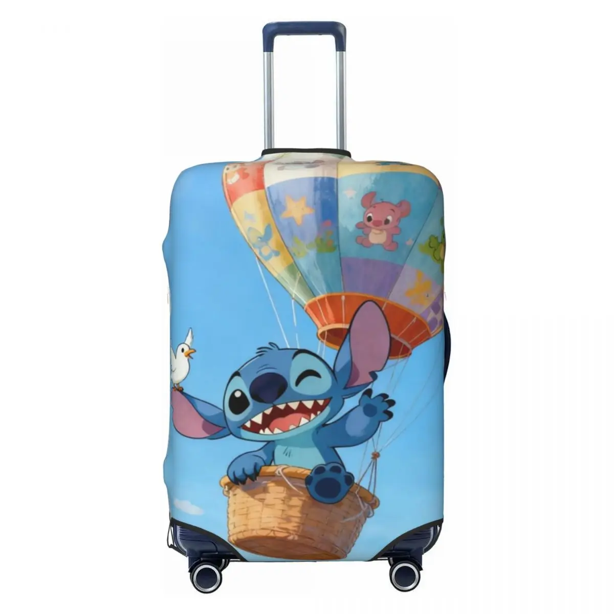 

Забавный чехол для чемодана с изображением Стича, моющийся, для багажа 18-32 дюйма