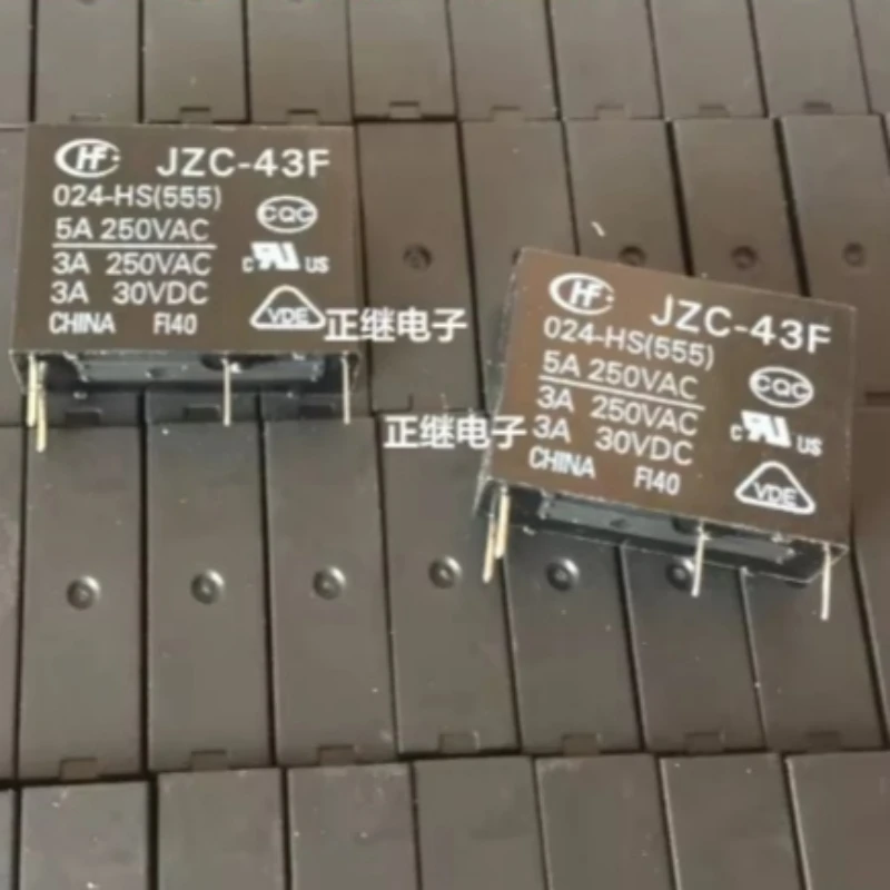 relay JZC-43F 024-HS (555) 4 pies normalmente abierto 5A