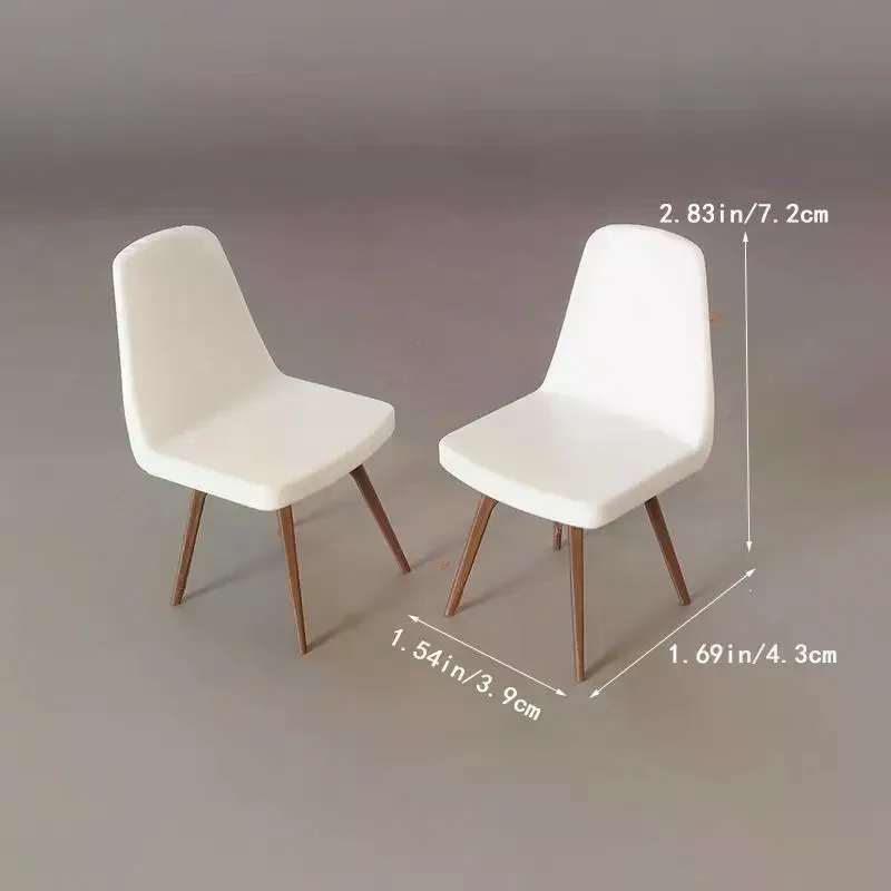 1/12 دمية مصغرة محاكاة كرسي صغير نموذج الأثاث اكسسوارات ل بيت الدمية ديكور الاطفال التظاهر اللعب اللعب هدية #6