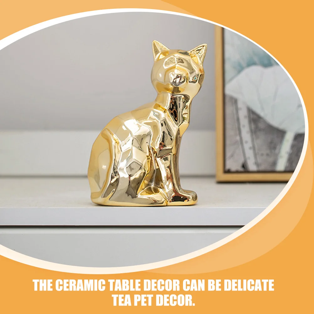 

Ceramic Fox Statue Unique Delicate Design Safe Long Lasting Time Use Tabletop Decor Desktop Fox Sculpture