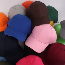 Zwykła czapka z daszkiem Regulowane czapki z daszkiem dla kobiet Mężczyźni Unisex Hip Hop Cap Street Dad Hat Sport Cap Simple Kpop Diy