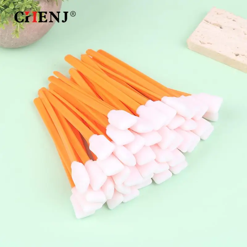 50pcs For DX4 DX5 DX7 TX800 XP600 Print Head Clean Swab Stick Sponge Foam Tipped Miamki JV5 CJV150 JHF Solvent Uv Printer