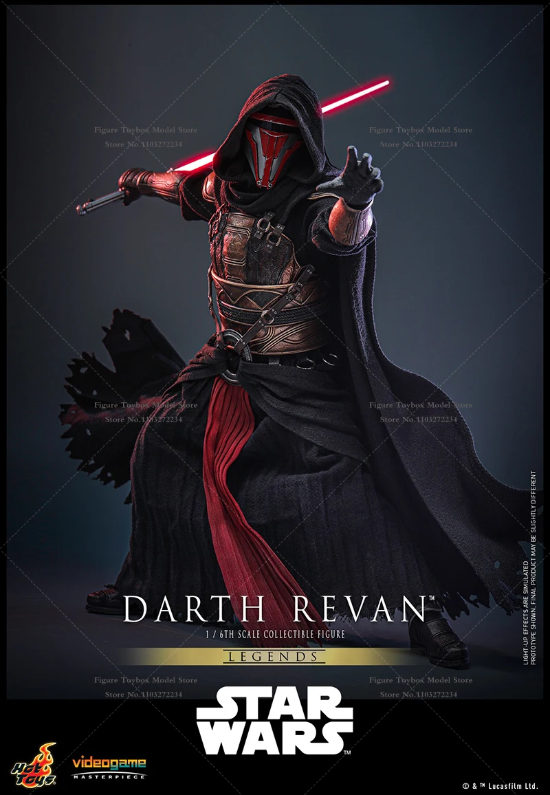 HOTTOYS HT VGM62 1/6 Darth Revan figura de acción móvil Star Wars: Caballeros de la vieja República película Original 12 "modelo de soldado