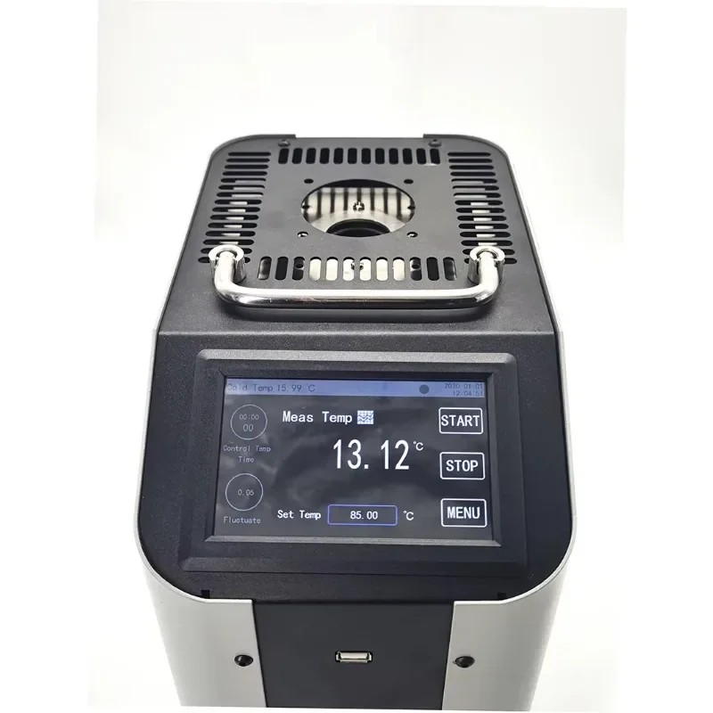 

【Factory】Dry Well Temperature Calibrator Insertion Depth 150mm Pt100 Temperature Heater Portable Dry Block Calibration Furnace