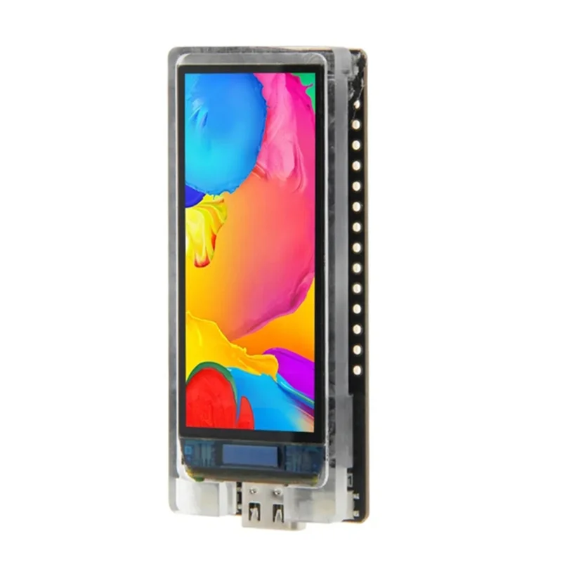 لوحات تطوير SMIEA LILYGO T-Display-S3 AMOLED لنظام أتمتة المنزل الذكي ESP32-S3 + 1.91 بوصة وحدات عرض AMOLED