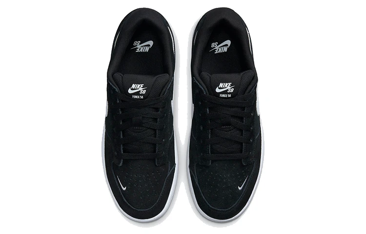 Nike SB Force 58 Black White Sneakers shoes With Original Box